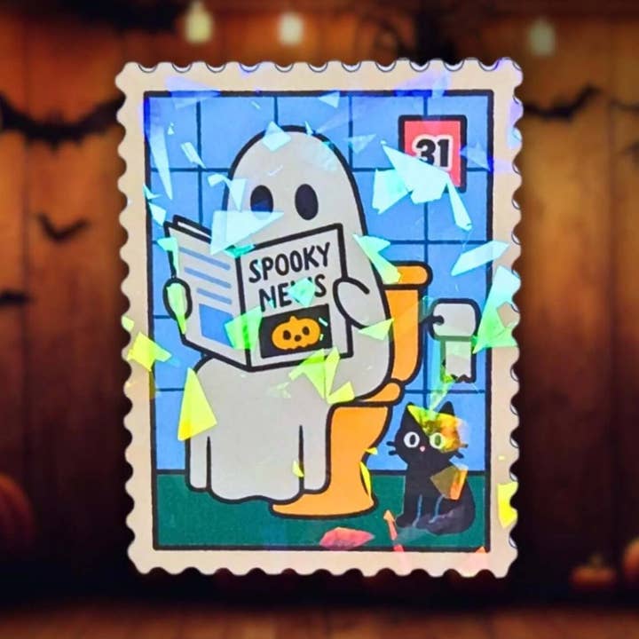 Selo Fantasma de Notícias Assustadoras por atacado de The TabbyLoaf