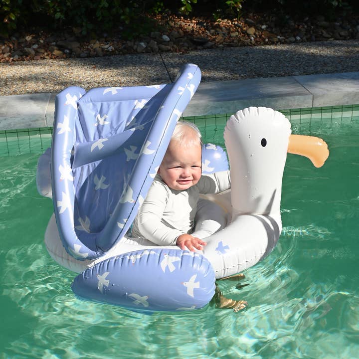 Sunnylife - Wholesale Inflatables - Baby Float Sid the Seagull Blue