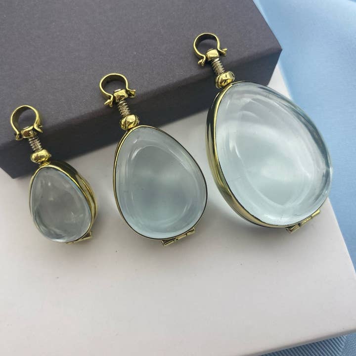 Gold Locket Memorial Necklace by LY Lockets for wholesale by Mon Bijoux