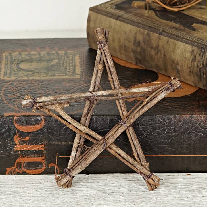 Holiday Depot Inc. - Wholesale Wall Accent - M10106- 6in Rattan Twig Vine Star-2