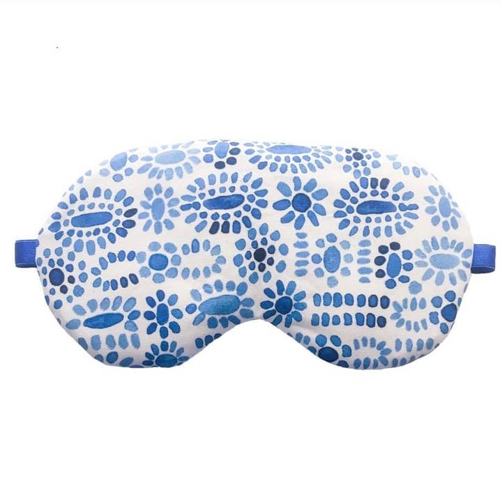 Lapis Cabachon - weighted Crystal Sleep Mask for wholesale by Sleep Crystals