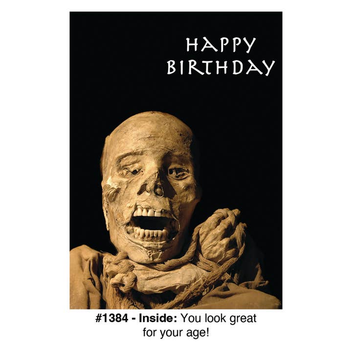 "Perfetto per la tua età" - Biglietto di compleanno per la vendita all'ingrosso da parte di Magik Missile