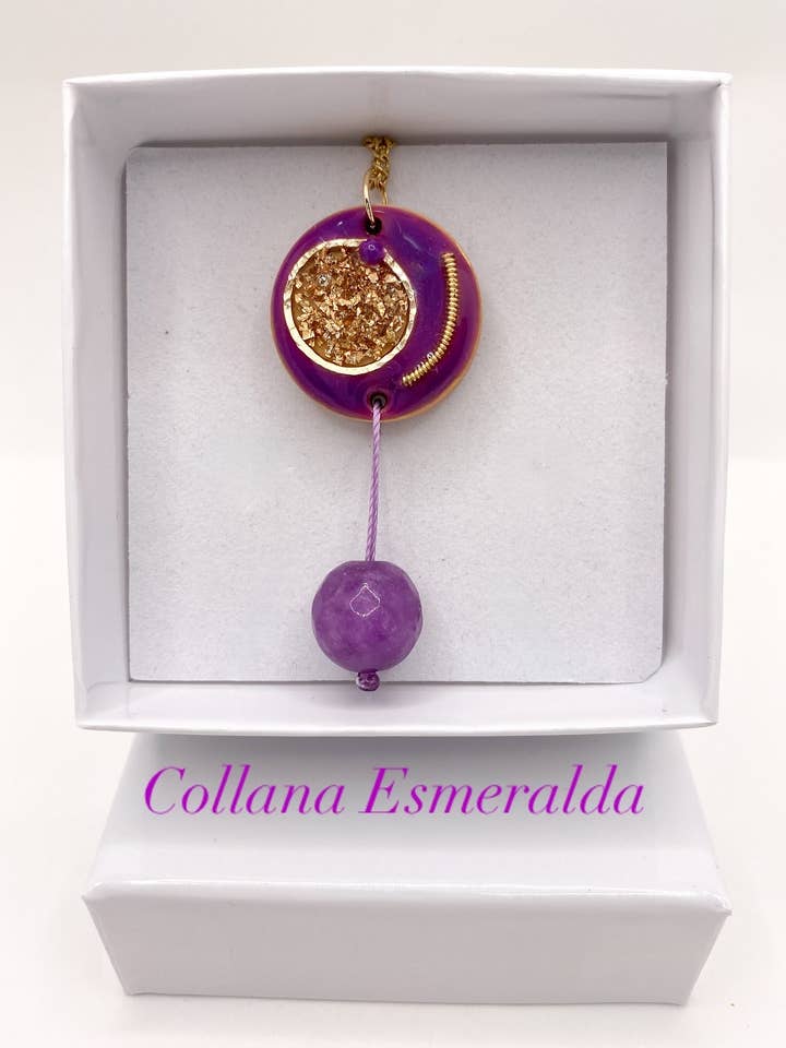 ESMERALDA NECKLACE UNIQUE PIECE for wholesale by DeliArt