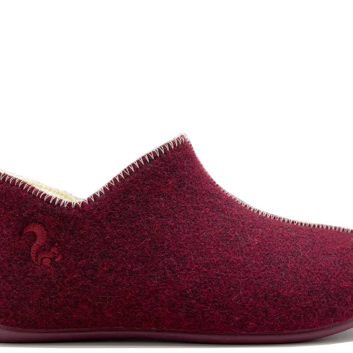 thies 1856 ® Slipper Boots wine with Eco Wool for wholesale by thies