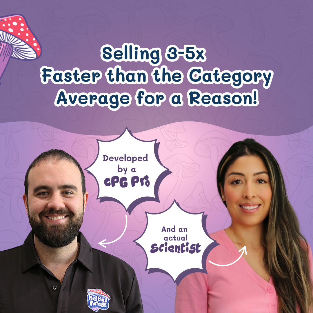 Melting Forest - Vente Eau gazeuse - Boisson aux champignons | Soulagement du stress | Fraise et lavande6