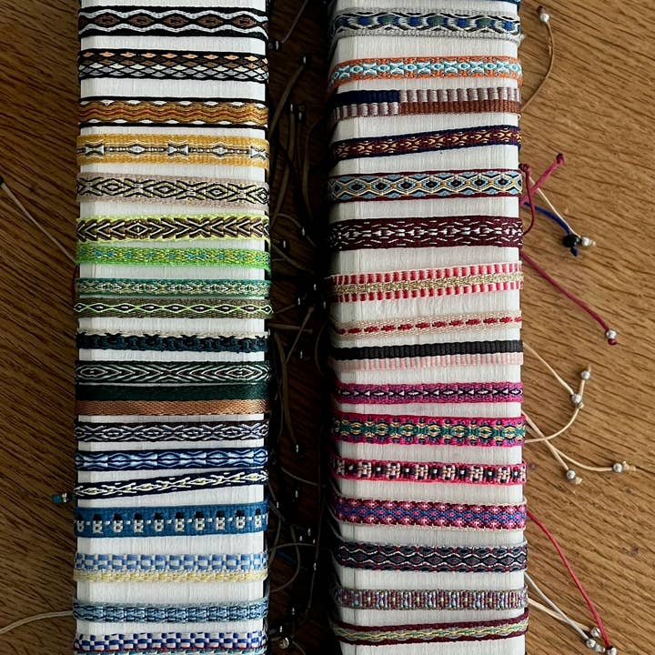 Lou Marie - Wholesale Charm/Dangle Bracelet - Woven bracelet set 101