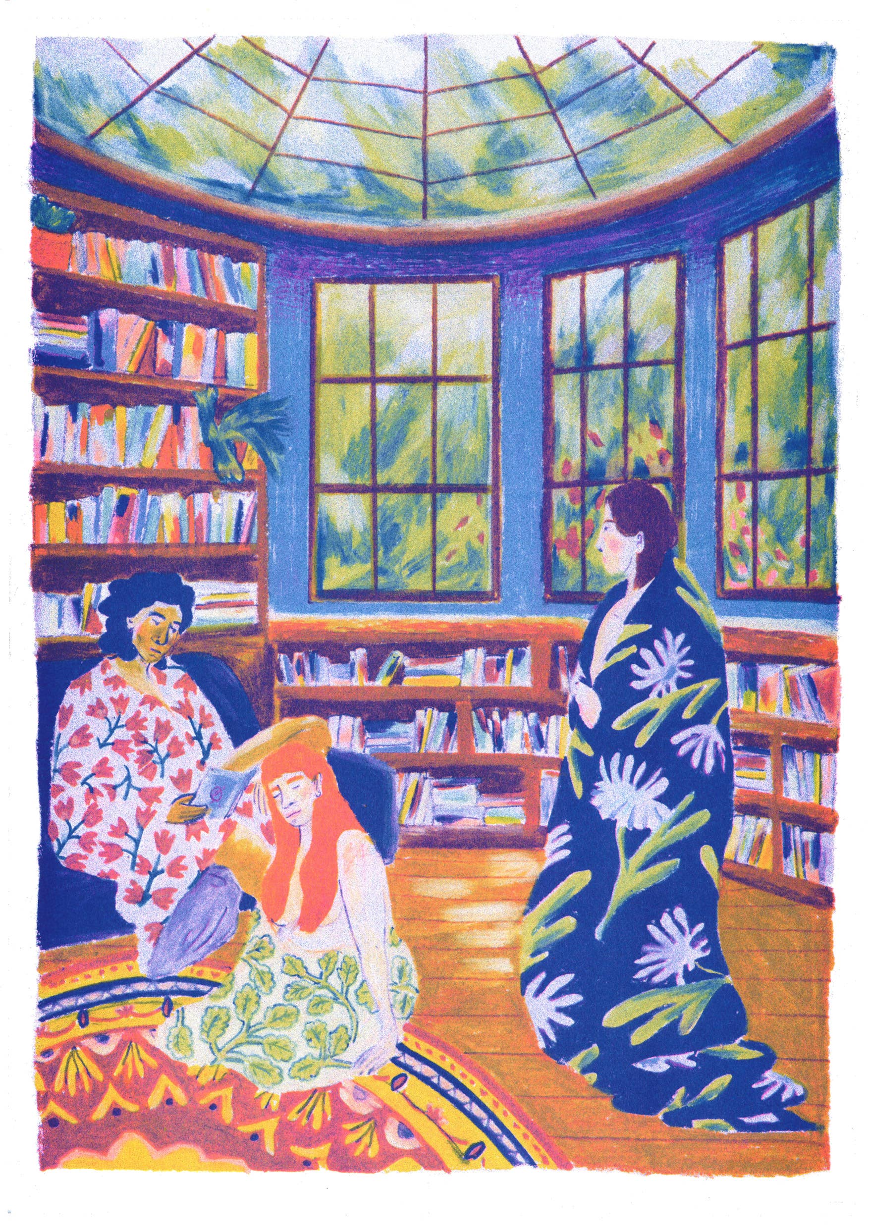 KIBLIND Atelier - Venta al por mayor Pósteres - Póster A3 - Laura Olivieri - Roommates1