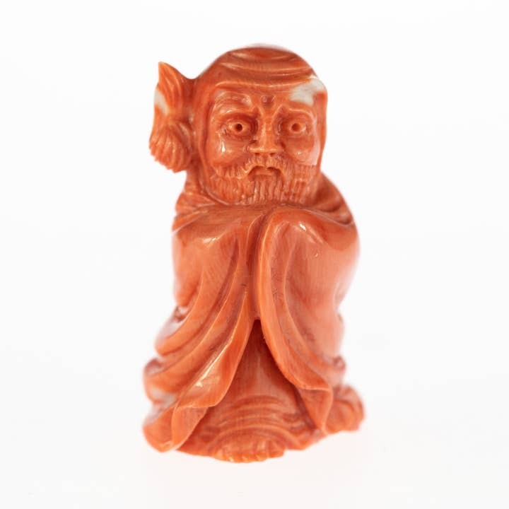 Kinesisk Rød Koral StatueIndretning af hjemmet 23 for engroshandel hos Asian Ethnic Art