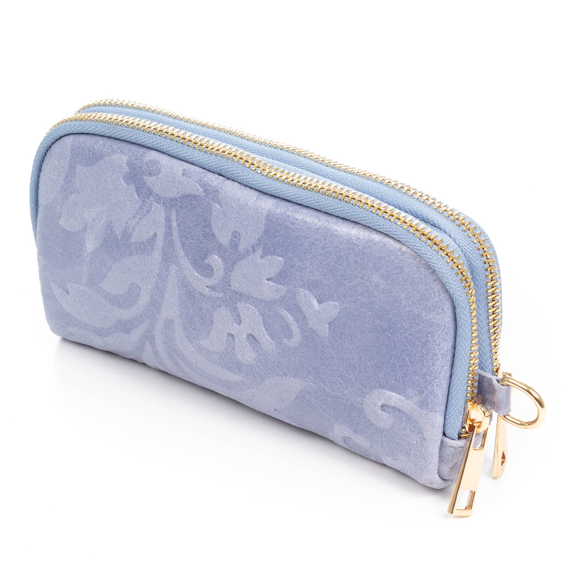 FIRENZE ARTEGIANI – Carteira - Mulher por atacado – Arnara carteira. Pele autêntica camurça com gravação vegetal.10