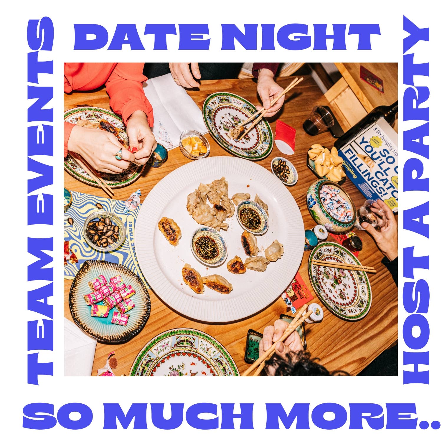 Thirsty Dumpling - Vente Coffret de cuisine - Kit à raviolis Thirsty Dumpling pour organiser votre fête à la maison7