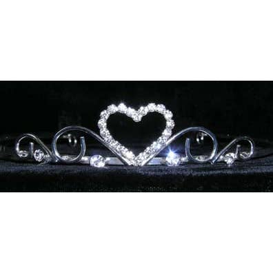 #14687 - Tiara en fil de fer Sweet Heart pour la vente par Bridal Store Jewelry