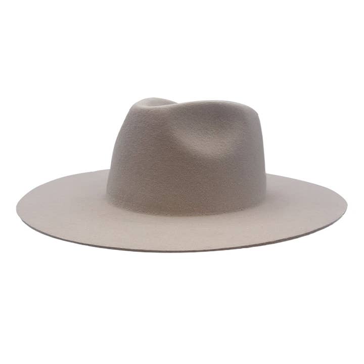 American Hat Makers - Wholesale Fedora - Uniseks - 100% wollen vilten flat brim fedora hoed - rancher stijl34