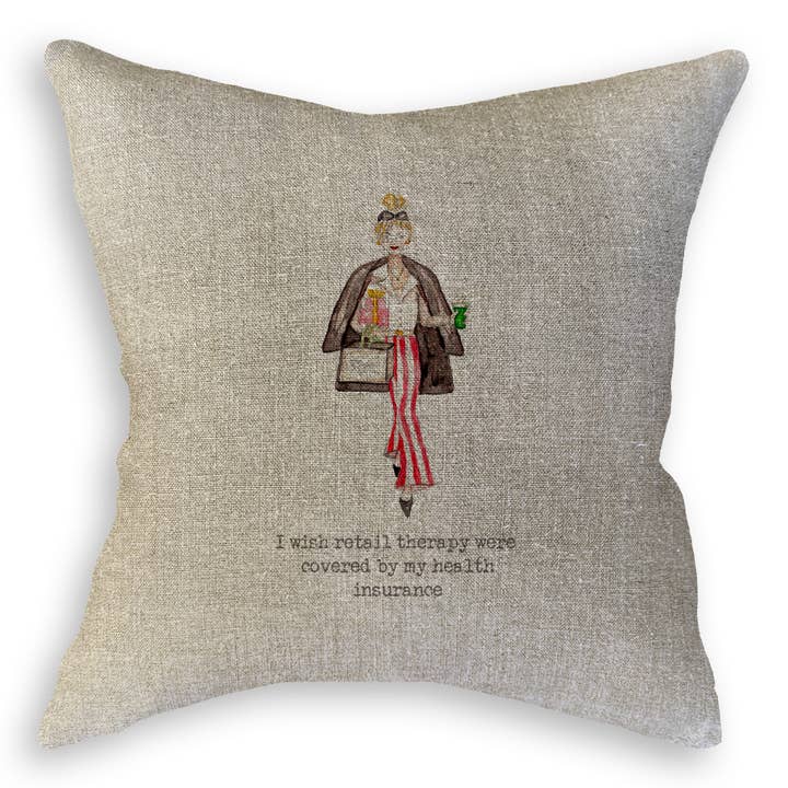 French Graffiti - Wholesale Tea Towel - Retail Therapy Shopper Girl10