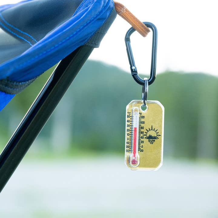 Big Discoveries / Sun Co. – Termómetro por atacado – Zip-o-gage - latão3