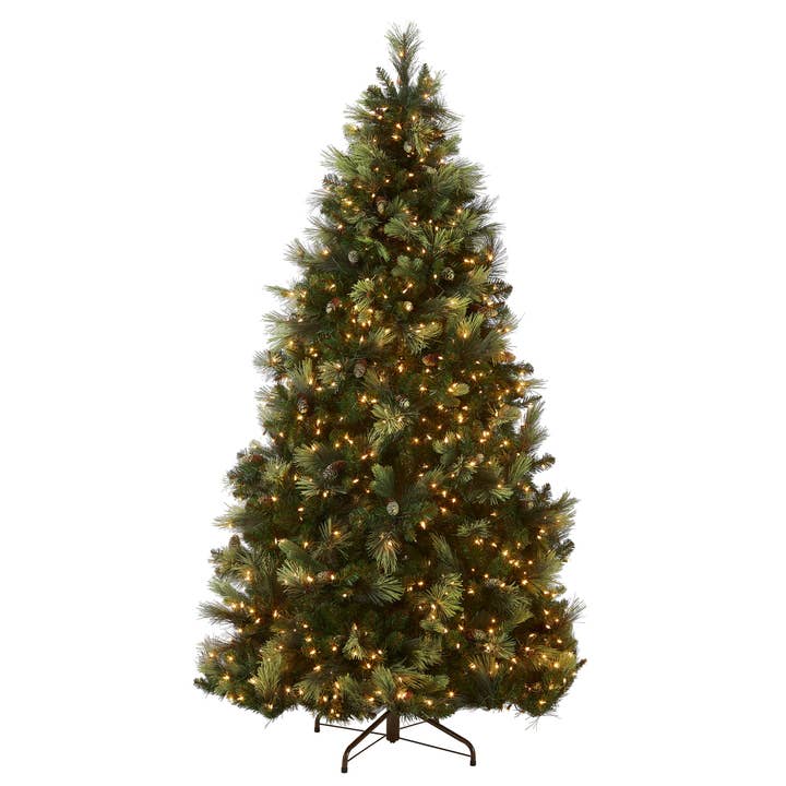 National Tree Company - Wholesale Artificial Christmas Tree - 7.5 ft. Pre-Lit Carolina Pine Tree with 1000 Clear Lights, Plug-In5