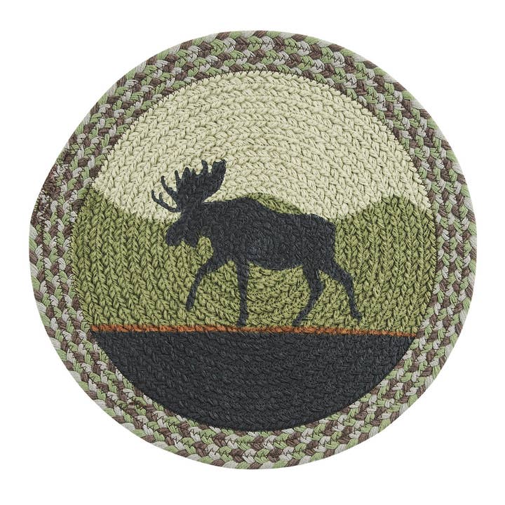 Moose Braided Placemat for wholesale by Park Designs
