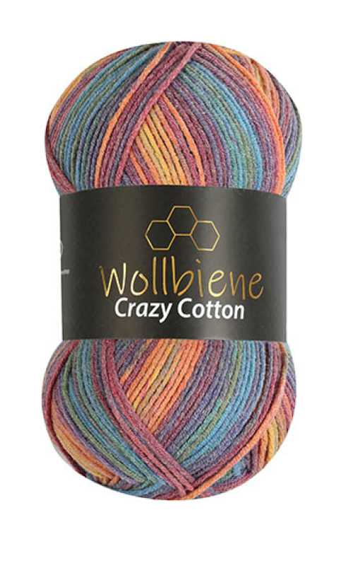 Wollbiene - Venta al por mayor Hilos - Hilo de lana Wollbiene Crazy Cotton para todas las estaciones, 100 g20