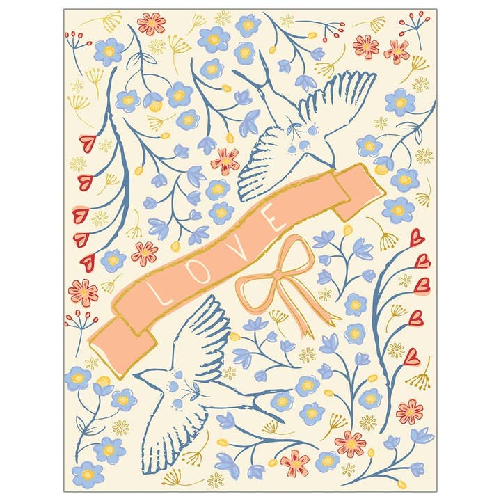 Lovey Doves - Wedding Card for wholesale by On The Bright Side