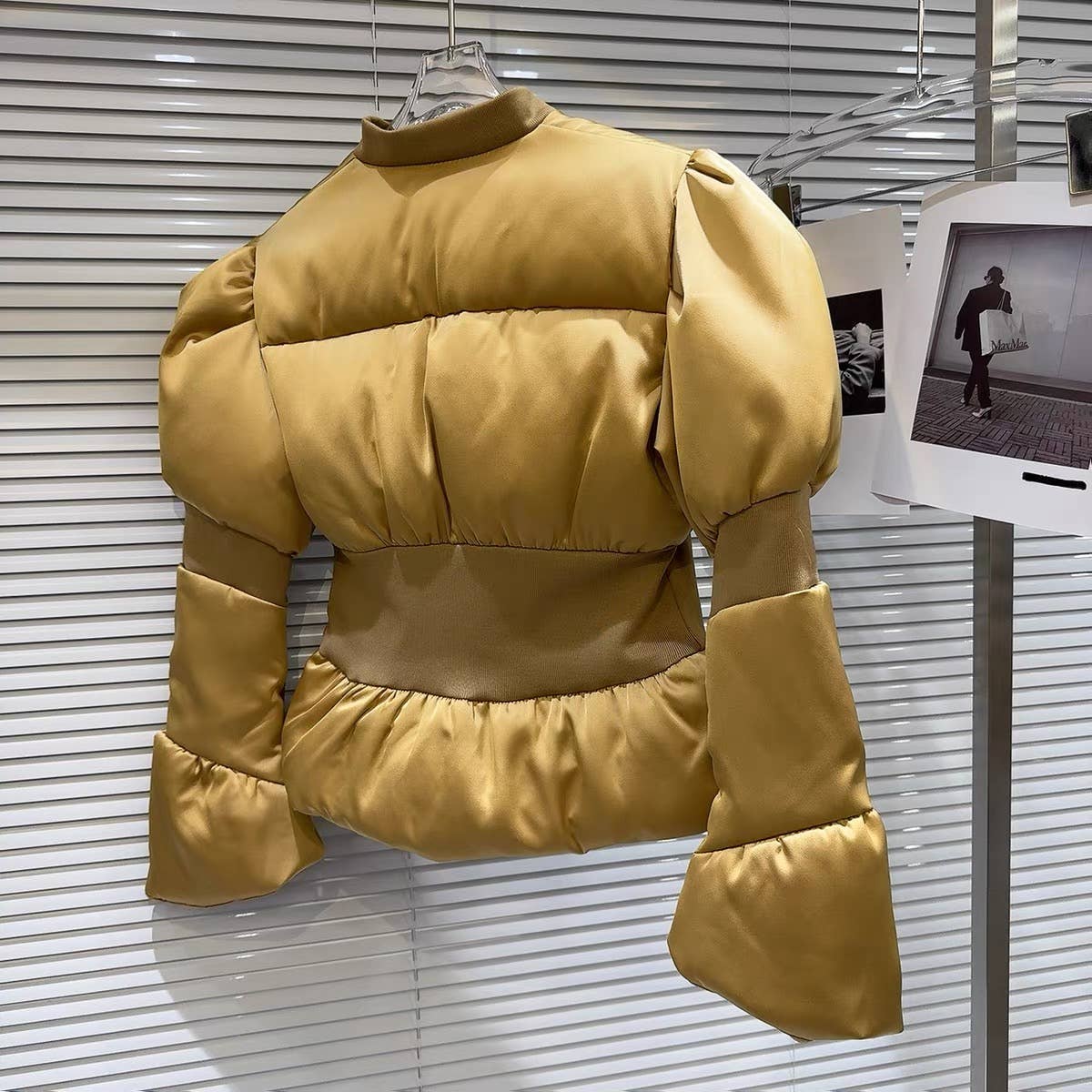 Productseeker – Puffer Jacket - Mulher por atacado – JK97 Casaco Quente de Cintura com Rosca Chic para Mulher7