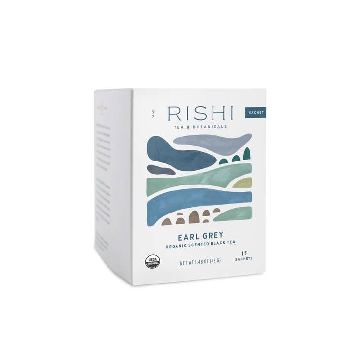 Rishi Tea & Botanicals - Wholesale Tea Bags - Earl Grey Organic Black Tea Sachets