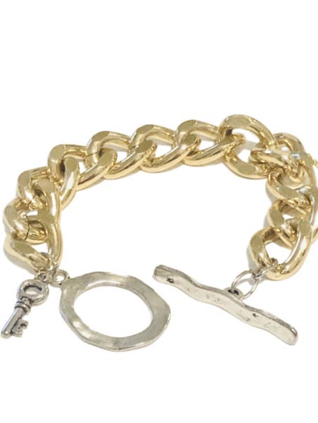 Bracelet chaîne en or pour la vente par Links & Locks