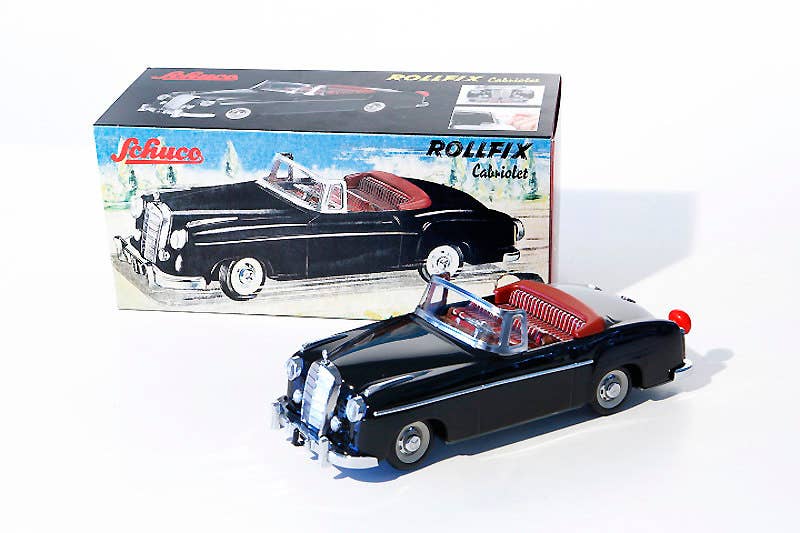 die Blechfabrik e.K. - Wholesale Toy Car/Truck - Kids - Car, rollfix convertible 1085 black 26 cm, made in China1