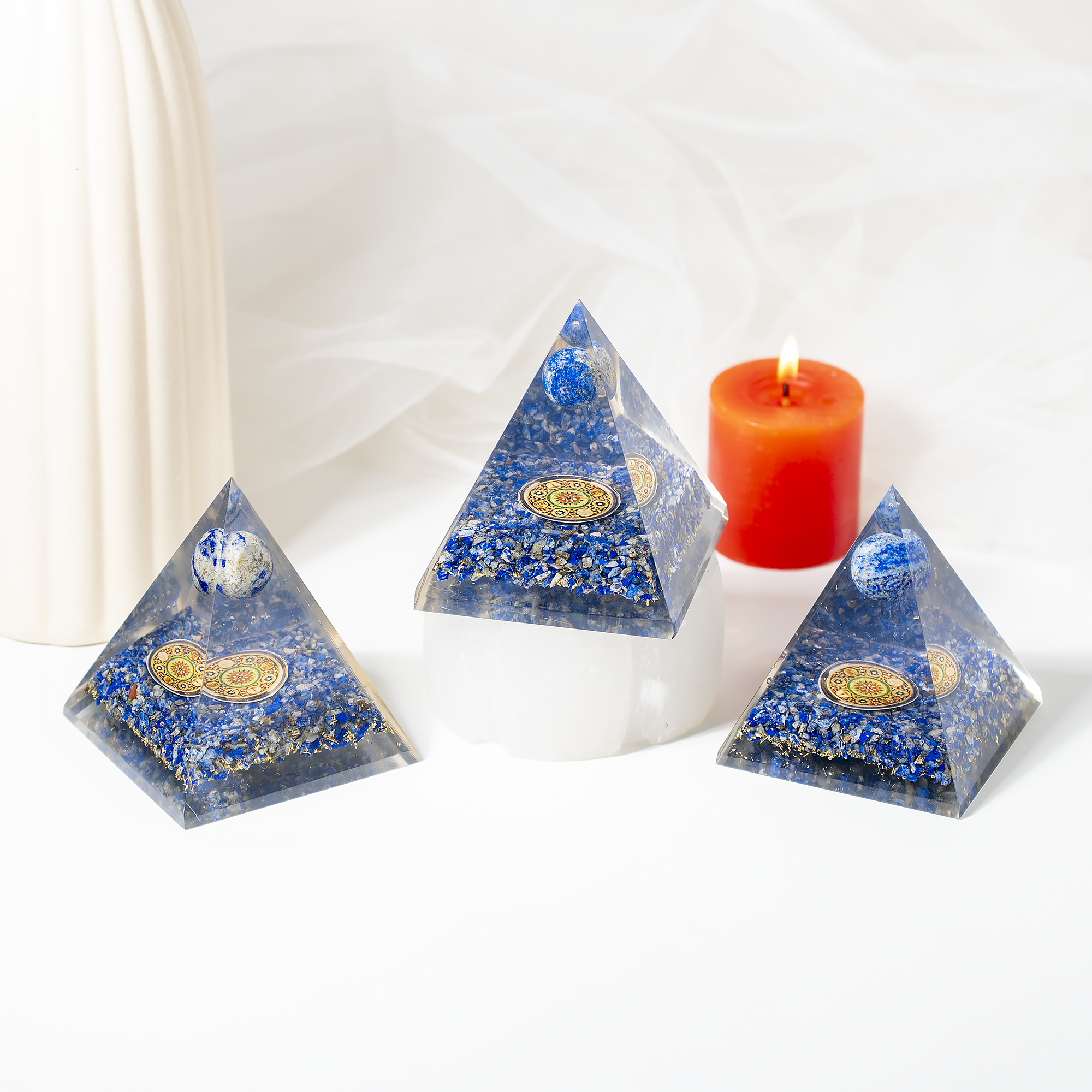 Soothing Crystals – wholesale Spiritual stone/crystal – Orgone Pyramid | Lapis Lazuli | Crystal Energy Pyramid5