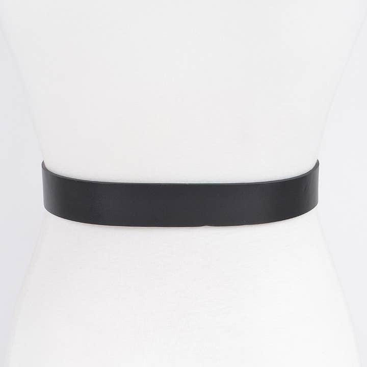 3AM BY H&D ACCESSORIES - Wholesale Belt - Women's - Faux Leather Metal Buckle Belt