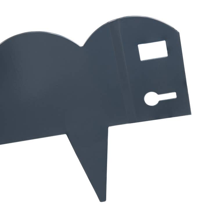 Sunnydaze Decor - Wholesale Garden/Lawn Stake - 5-Piece Steel Scalloped Garden Edging Border - 42" - Gray9