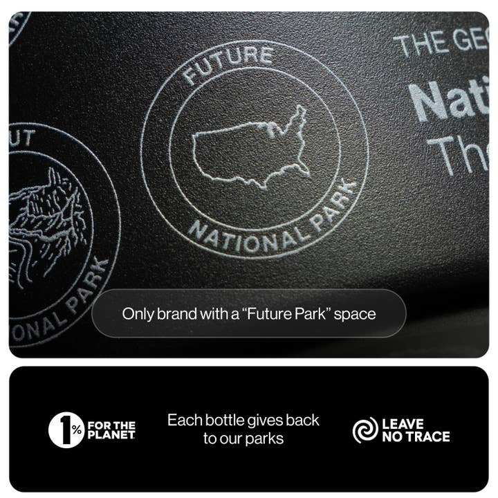 THE GEOPROJECT - Wholesale Water Bottle - National Parks Insulated Sticker Bottle 32oz7