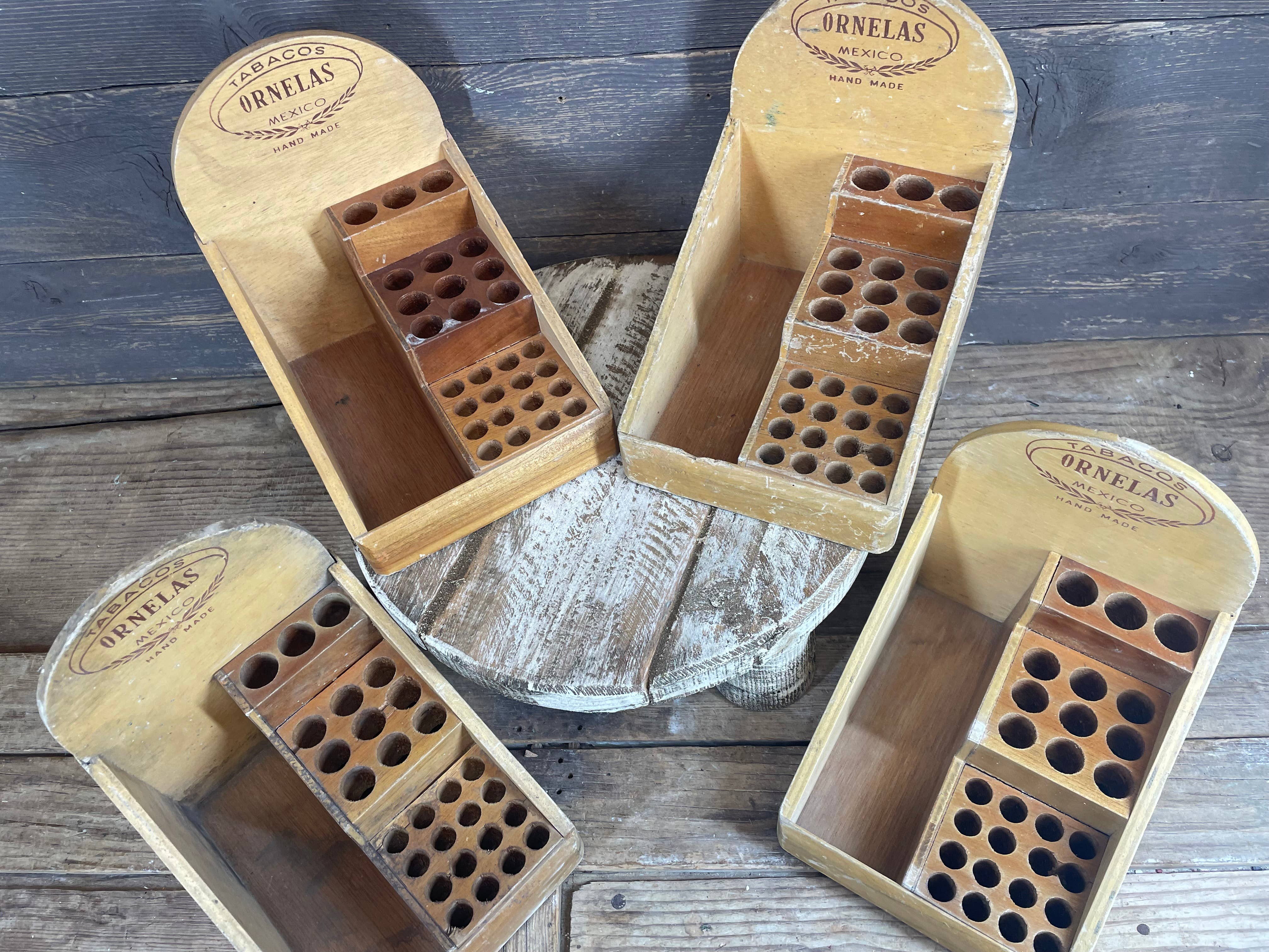 My Amigos Imports - Wholesale Decorative Tabletop Object - Vintage Ornelas Cigar Display Holder-WH4--Mexico-Original4