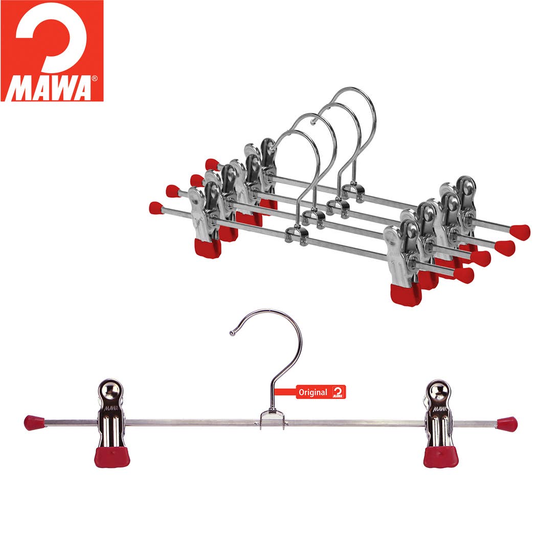 Reston Lloyd - Wholesale Clothes Hangers - MAWA, 16" Pant Clip Bar (4 Colors)7
