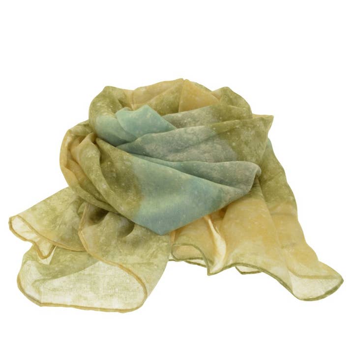 Green Blended Scarf for wholesale by Miss Milly Limited