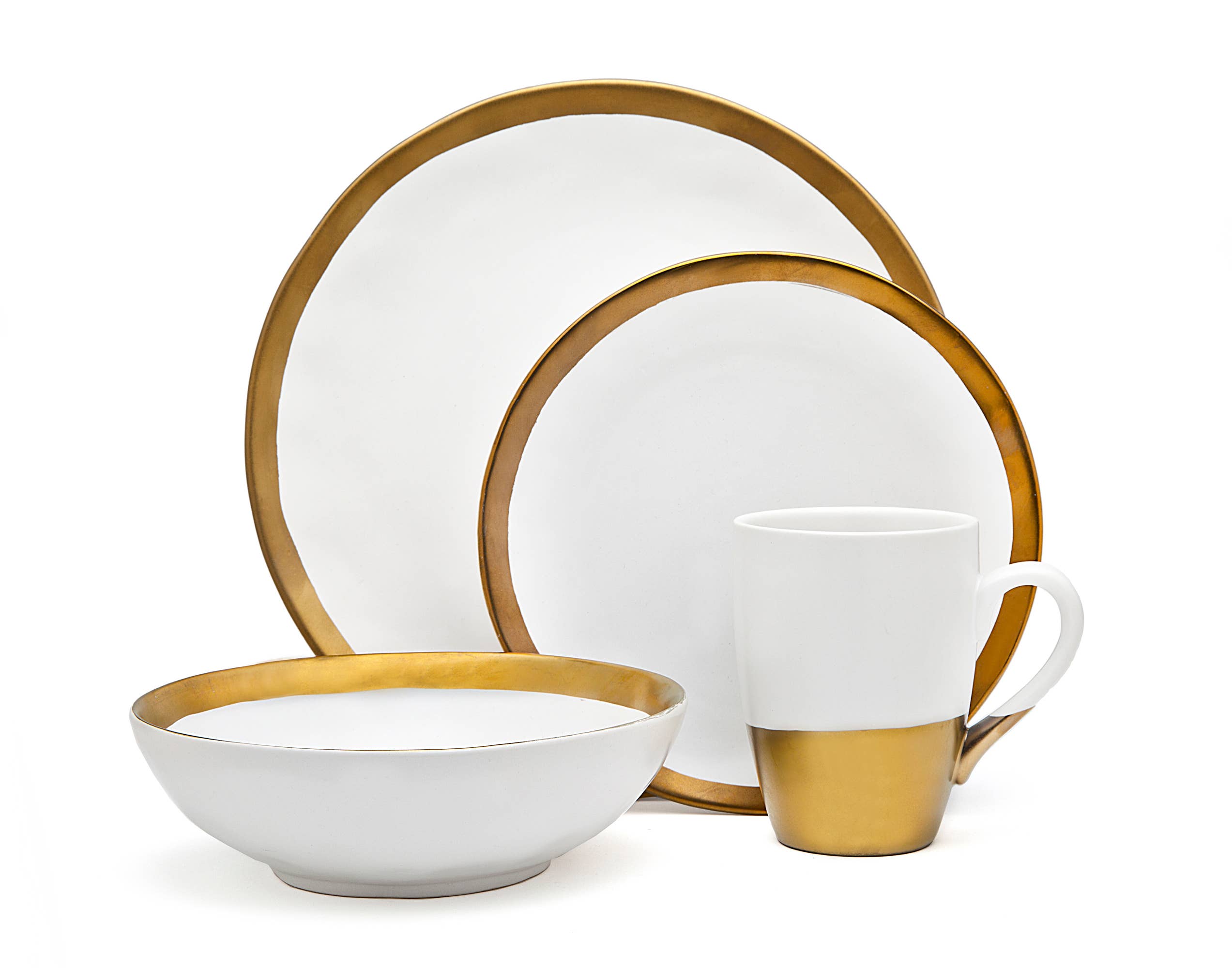 Godinger - Wholesale Dinnerware Set - Terre D'or 4 Pc Dinner Set