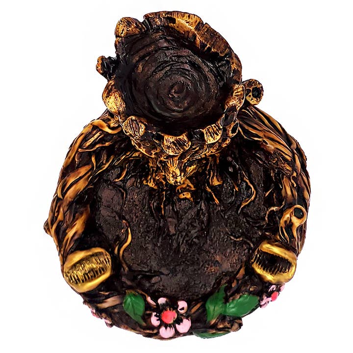 Pichincha - Wholesale Ashtray - Tree Stump Man Figurine Round Ash Tray