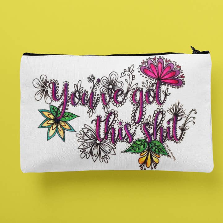 It's OK. It's ART. - Wholesale Pouch - Women's - You've Got This Shit Travel Zip Pouch1