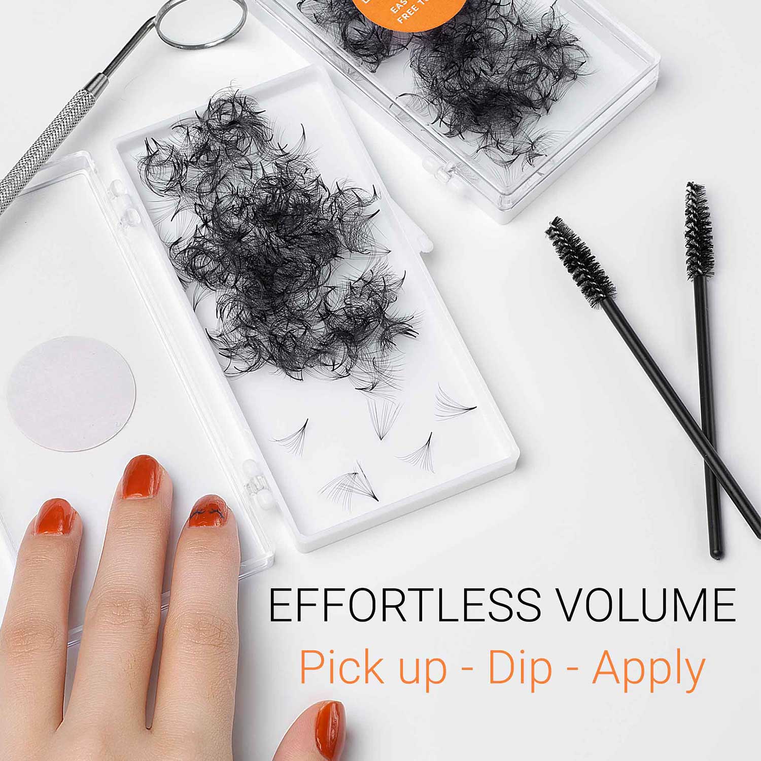 Eyesy Lash - Vente Faux cils - Ventilateurs 12D Promade et Narrow | 2,5 ¢/ventilateur | 0,03 ,05 | 500 ventilateurs1