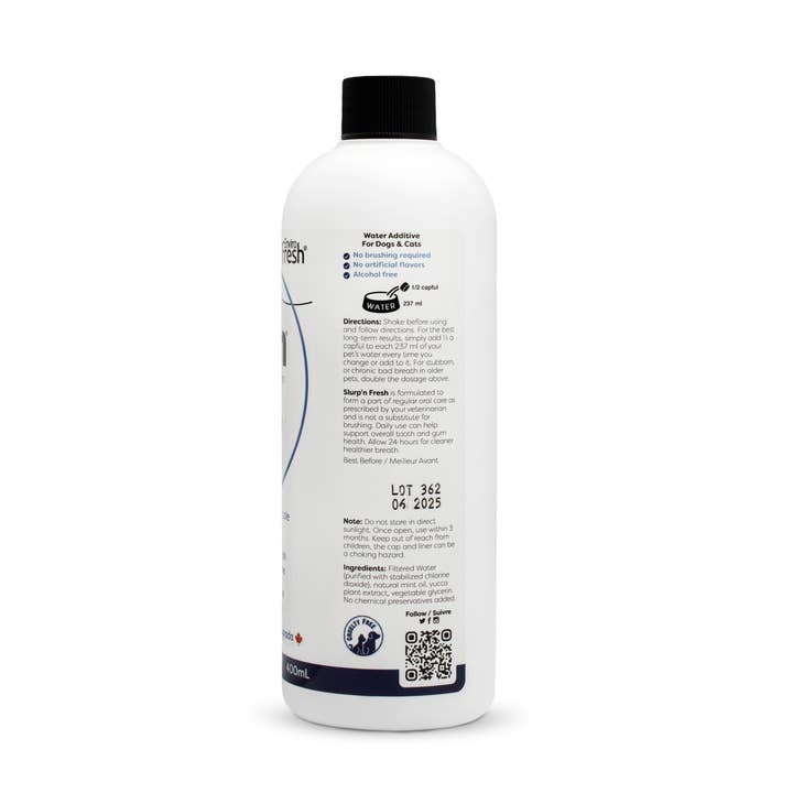 Enviro Fresh - Wholesale Pet Supplement - Cat/Dog - Slurp N Fresh - Oral Care for Pets Oral Additive for Pet