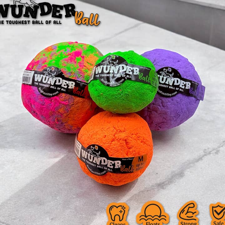 WACKYwalk'r - Wholesale Pet Fetch Ball - Dog - REFILL 18 BALLS (DISPLAY REFILL)0