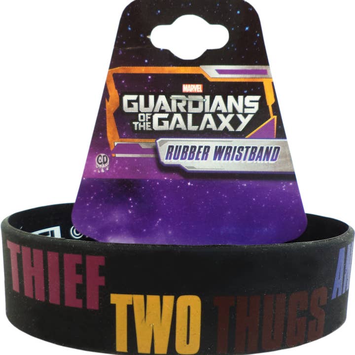 Wristband - Guardians Of The Galaxy - "A Thief, Two Thugs…" for wholesale by Square Deal Recordings & Supplies