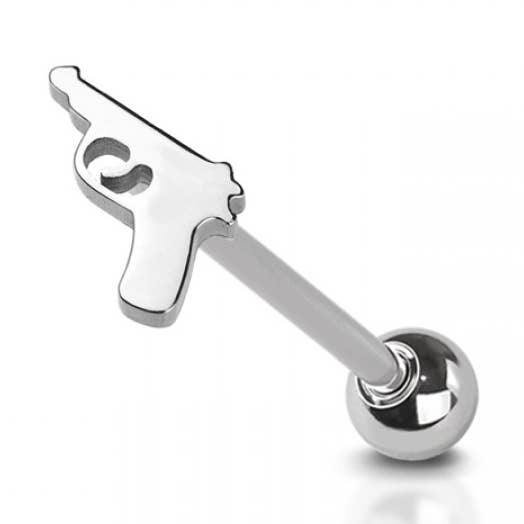 PIERCING DE LANGUE EN ACIER CHIRURGICAL 316L pour la vente par CRAVE