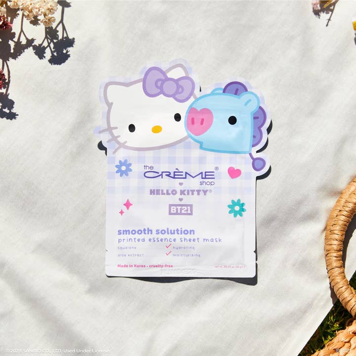 GenFresh - Wholesale Skincare Face Mask - Hello Kitty & BT21 Smooth Solution Printed Essence