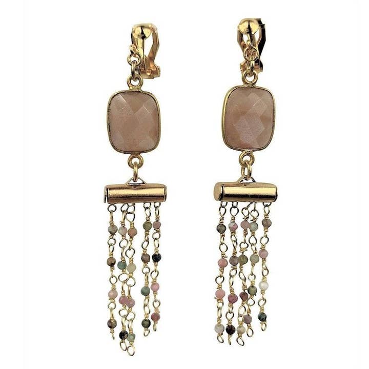 Uttanasana Clip-On Earrings for wholesale by CLAIRE BERTEAU