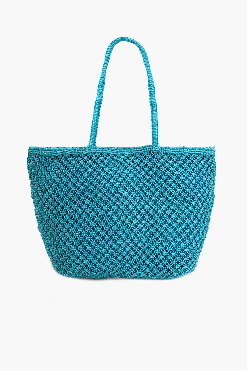 America & Beyond – wholesale Tote bag – Women's – Starry Shores Beaded Macrame Tote3