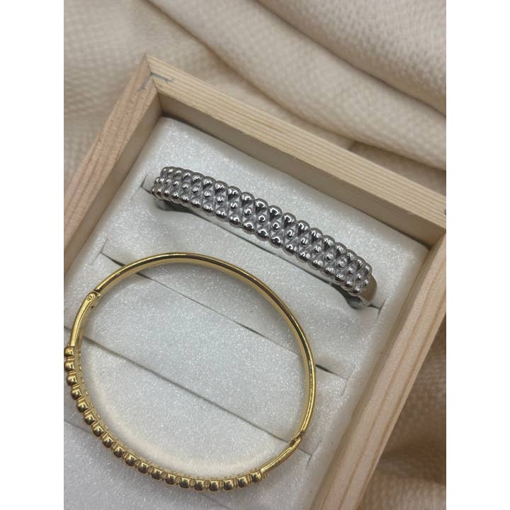 YOLA - Wholesale Bangle Bracelet - Basic Edelstahl Armreif Bangle