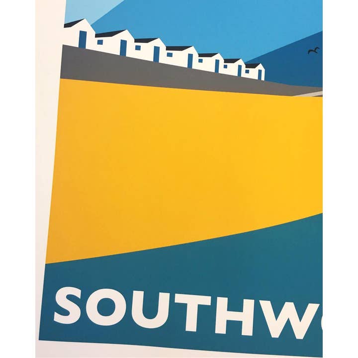 Rebecca Pymar - Wholesale Art Print - SOUTHWOLD Travel Poster Print3
