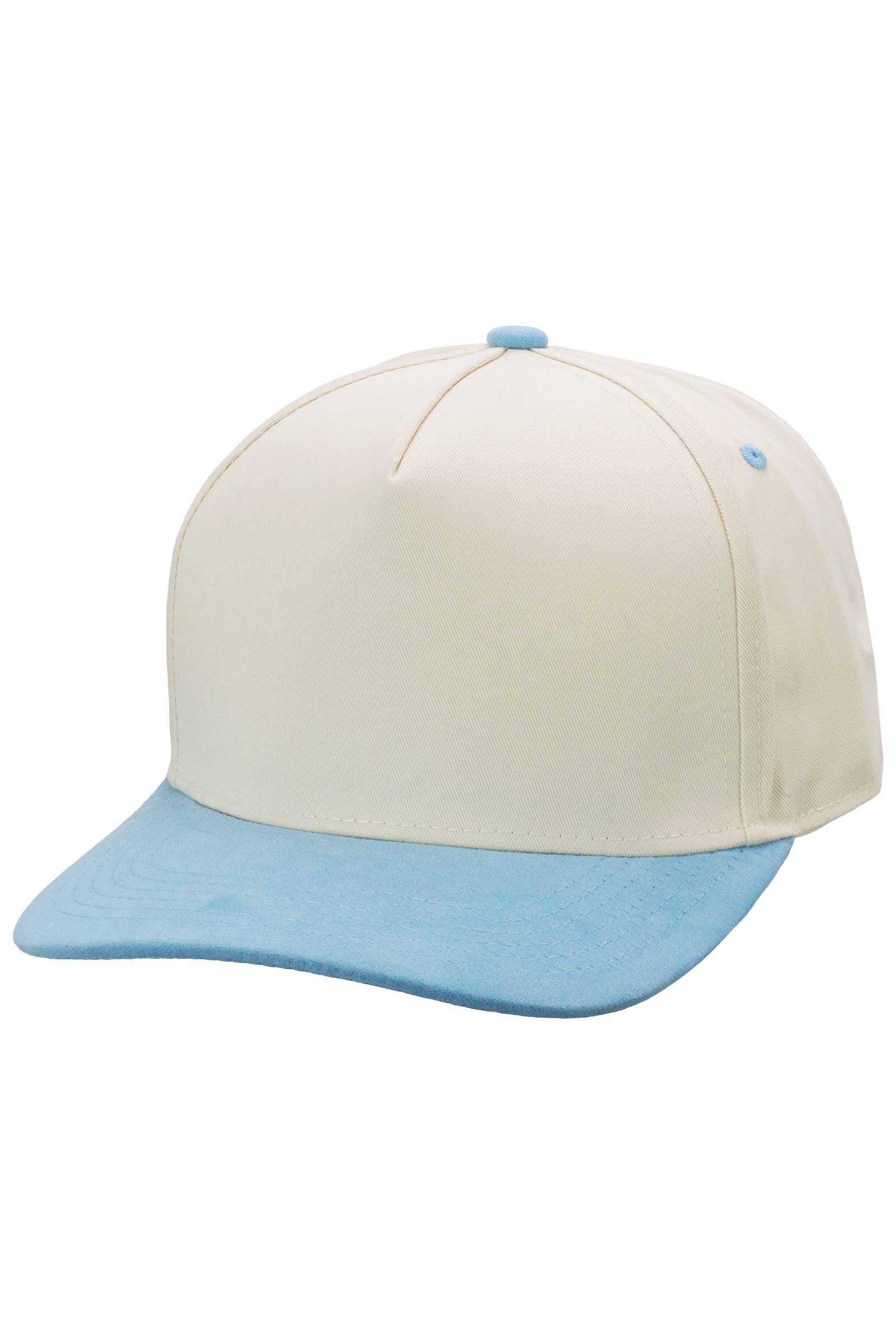 Cap Zone – wholesale Baseball cap – Unisex – Vegan Suede 5 Panel Snap Back Baseball Cap29