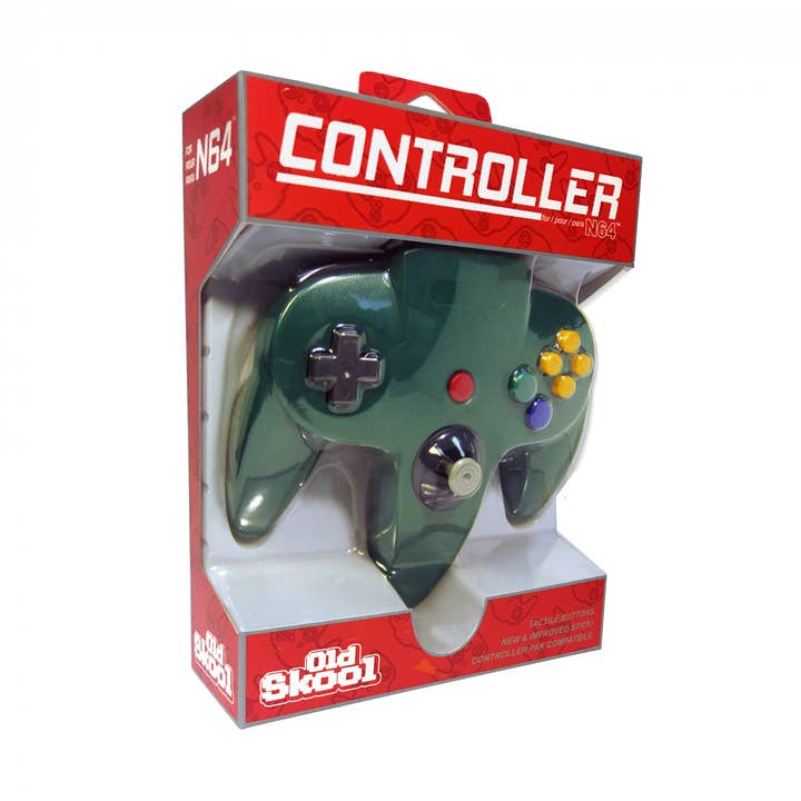 Nintendo 64 Controller Green for wholesale by Old Skool