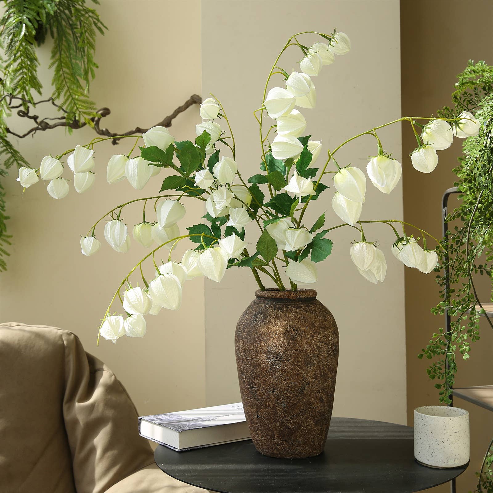 ACNITE(We cover U.S. import duties) - Wholesale Artificial Flowers - Artificial Chinese lantern flower Fall floral arrangement9