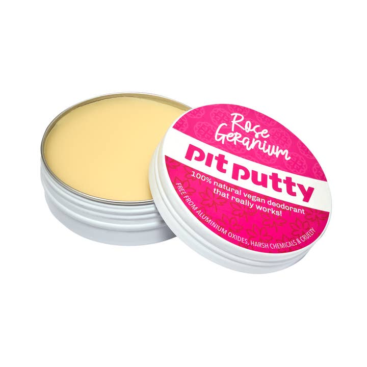 Rose Geranium, Pit Putty, 65g Tin, (Single) for wholesale by Pit Putty (UK)